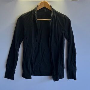 Balance Athletica Midnight Black Zipper Top